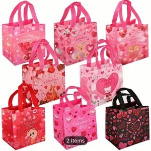 New 12 pc Valentines Bags